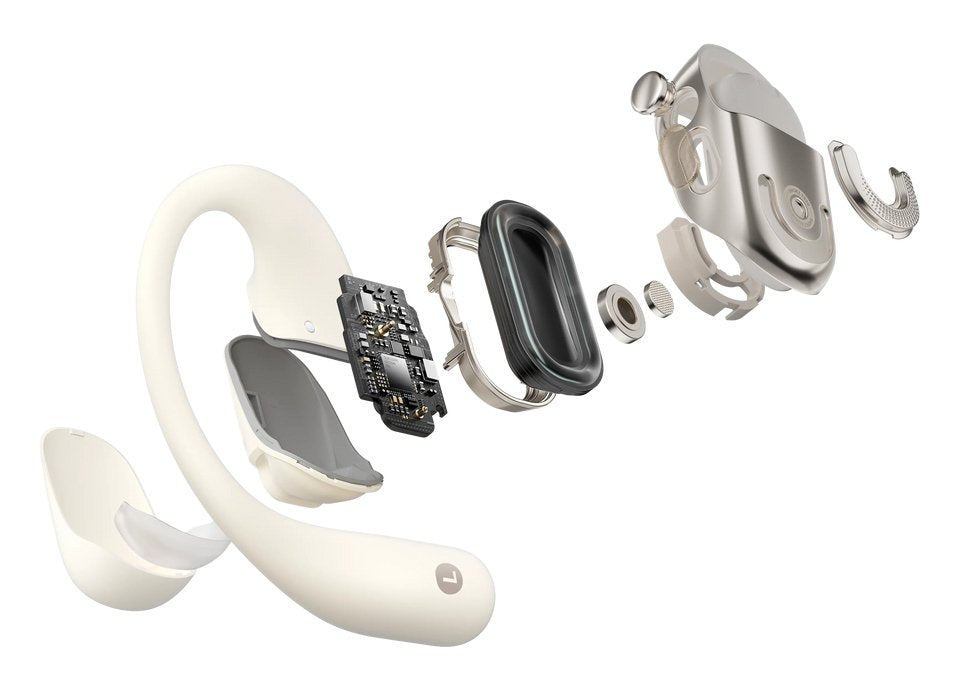 Auriculares Shokz Openfit 2 Beige Inear True Wireless
