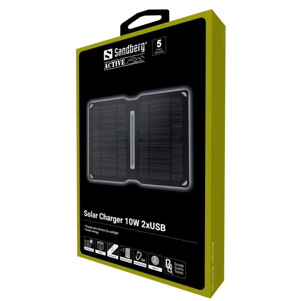 Sandberg 420-69 Cargador Solar Negro Exterior