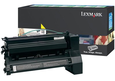 EAN 0734646018821 - Lexmark C782X1YG cartucho de tóner 1 pieza(s) Original Amarillo imagen 1