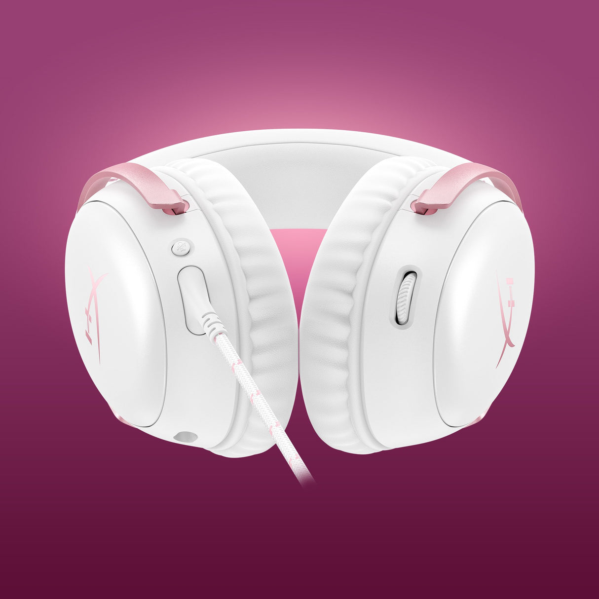 EAN 0198122306930 - HyperX Cloud III White/Pink Gaming Headset Alámbrico Diadema Juego Rosa, Blanco imagen 4