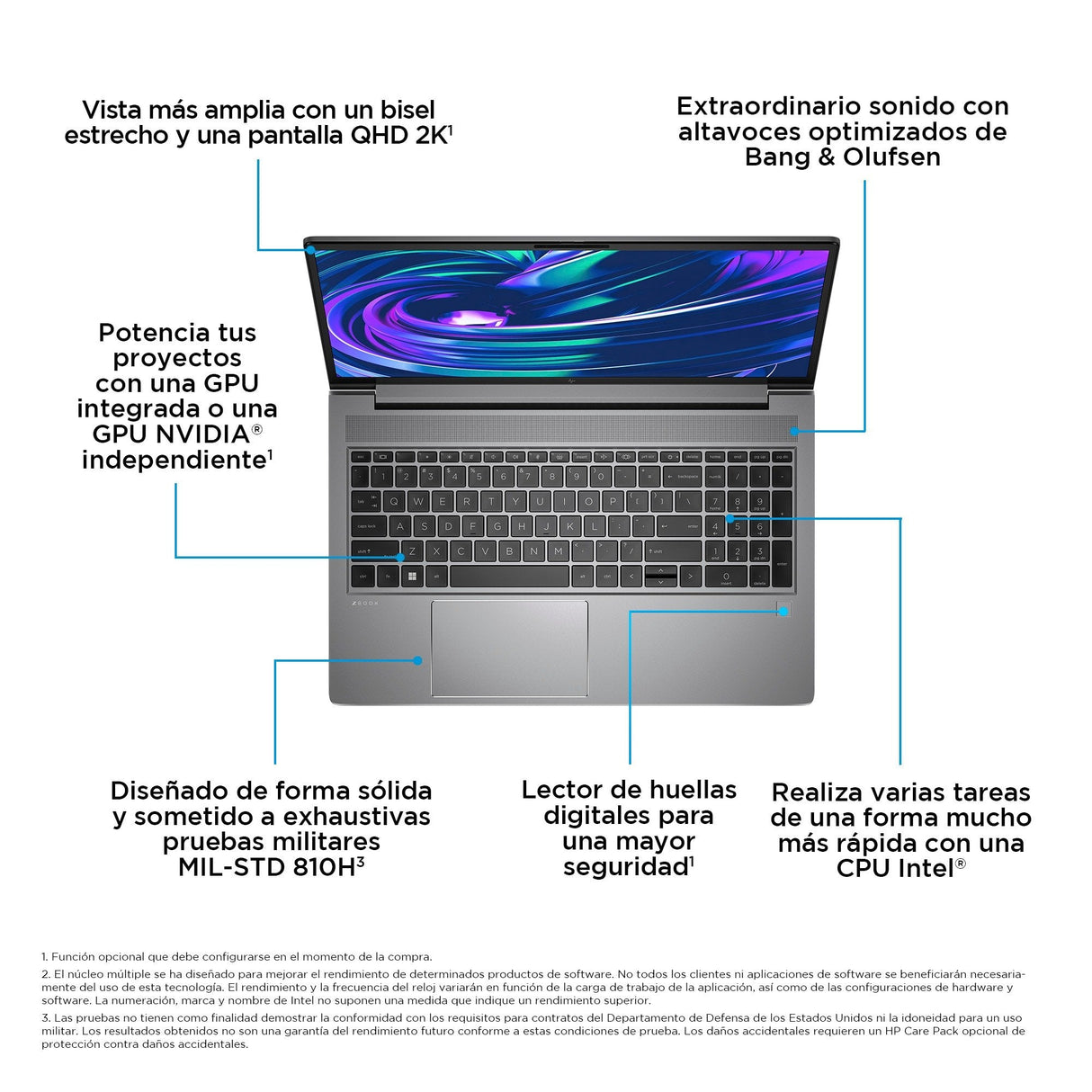 Hp Zbook Power 15.6 G10 I7-13700h 15.6" 16gb 512gb Ssd Nvidia Rtx A2000 Windows 11 Pro Gris