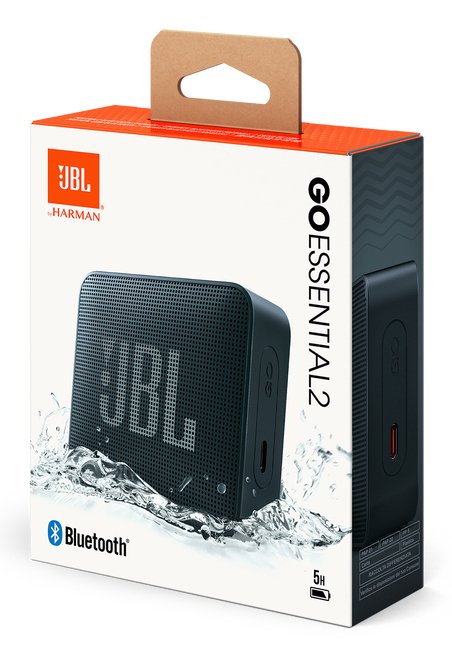 Jbl Go Essential 2 Speaker Bluetooth Waterproof Black Jblgoes2blkeu