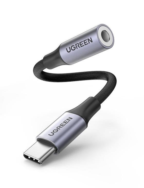 Cable De Audio Ugreen Usb-C A Jack De 3,5 Mm De 10 Cm
