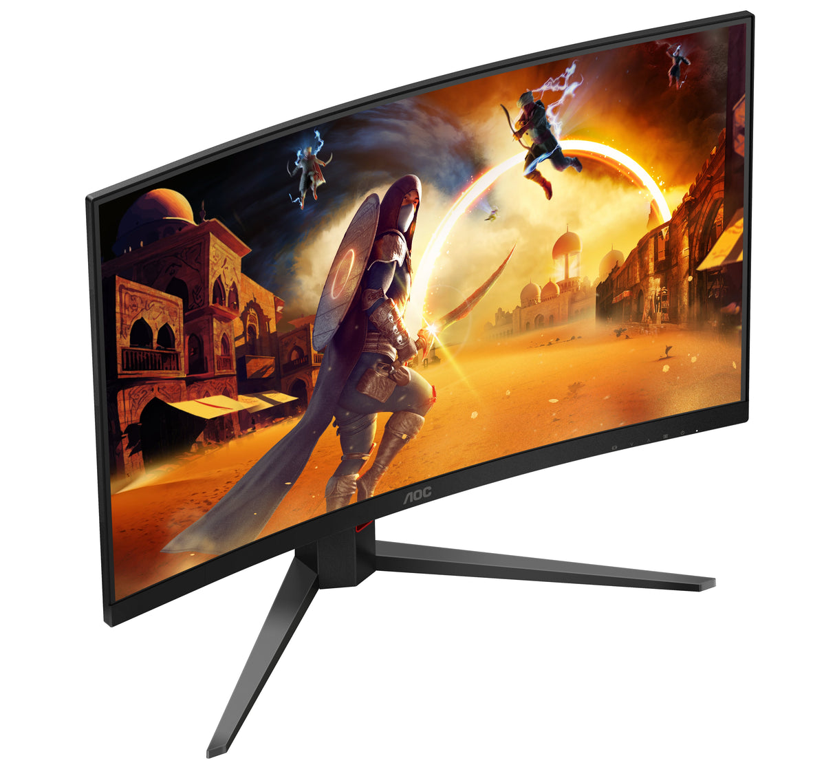 EAN 4038986113489 - AOC G4 C32G4Z pantalla para PC 80 cm (31.5") 1920 x 1080 Pixeles Full HD LCD Negro, Rojo imagen 10