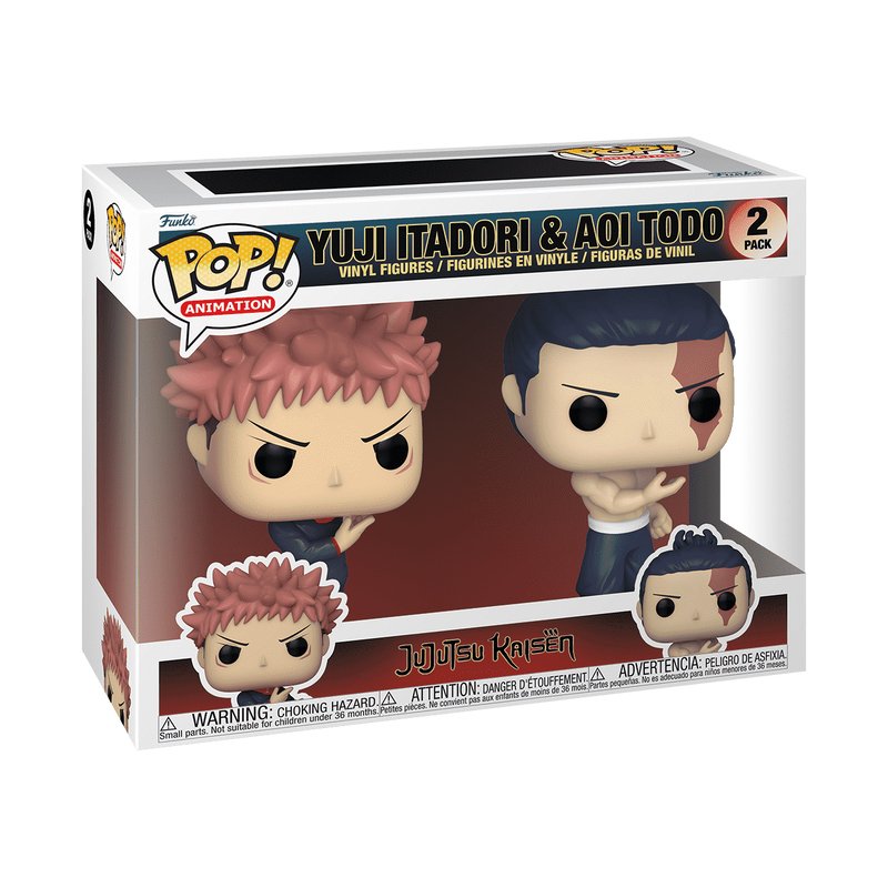 Funko Pop Pack 2 Jujutsu Kaisen Itadori & Todo 72041