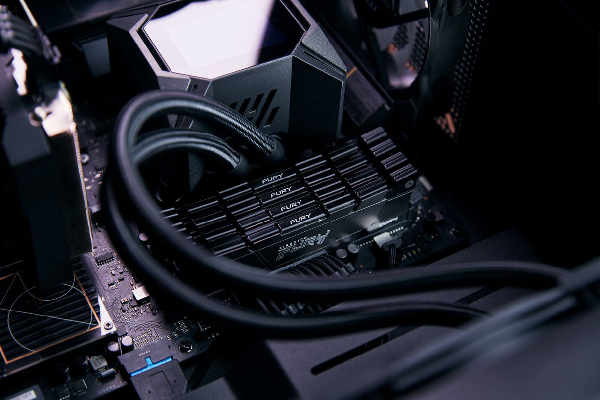 Memoria Kingston Ddr4 32gb 3600 Cl18 Fury Renegade Negro Xmp Retail Kf436c18rb2/32