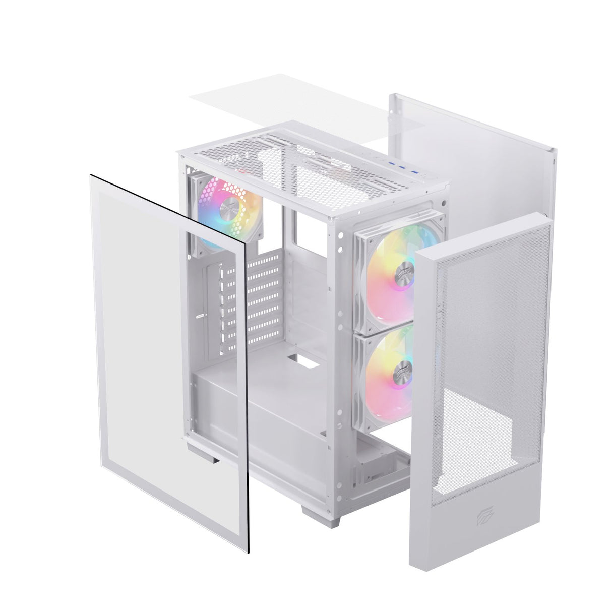EAN 6977277360004 - Einarex EXCS-PL-100R-W carcasa de ordenador Midi Tower Blanco imagen 4