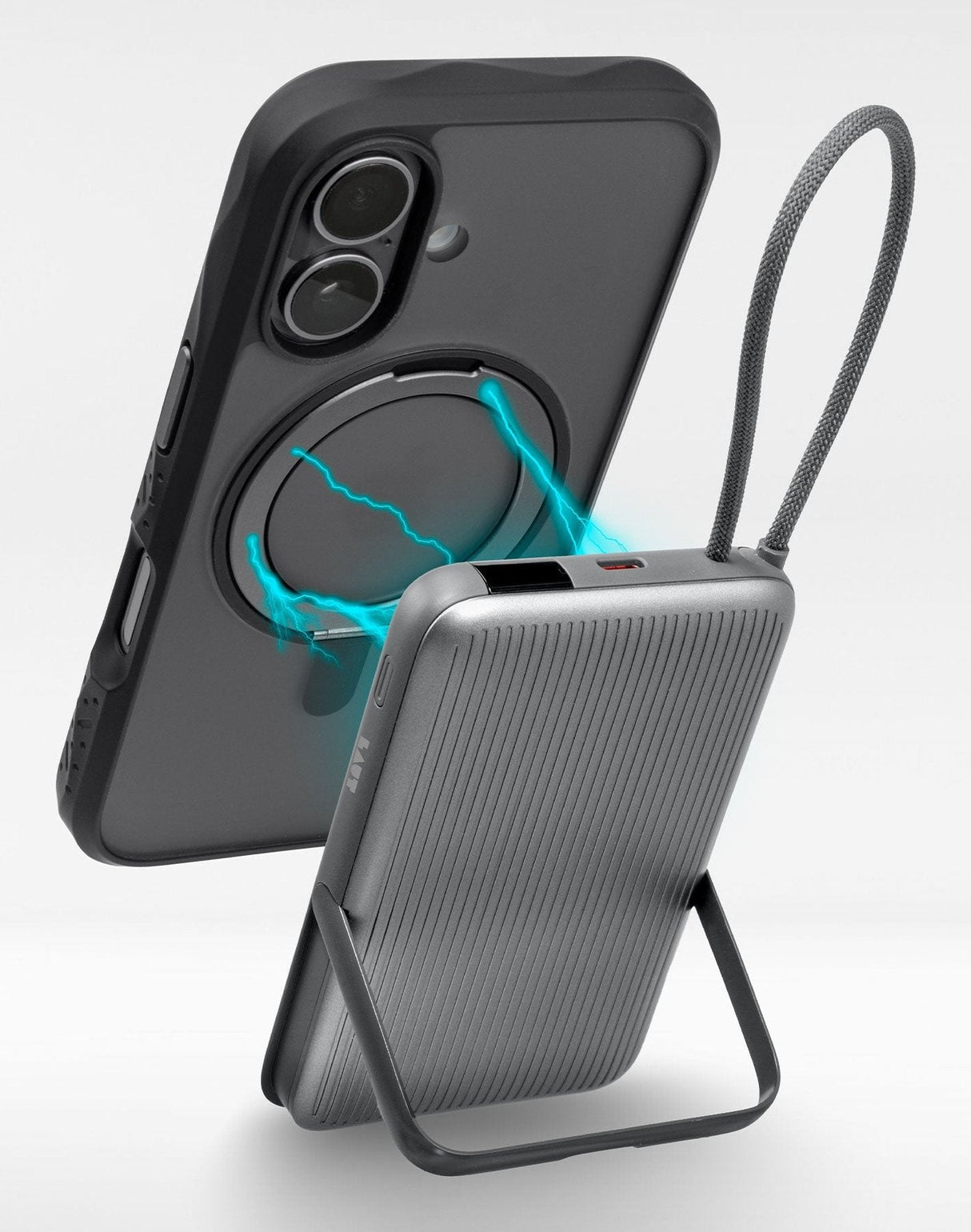 Laut Power Charge Riser+ Negro Powerbank