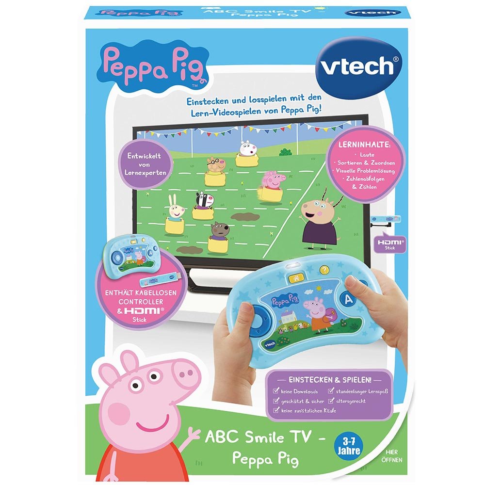 Vtech Abc Smile Tv - Peppa Pig, Learning Computer 80-608804