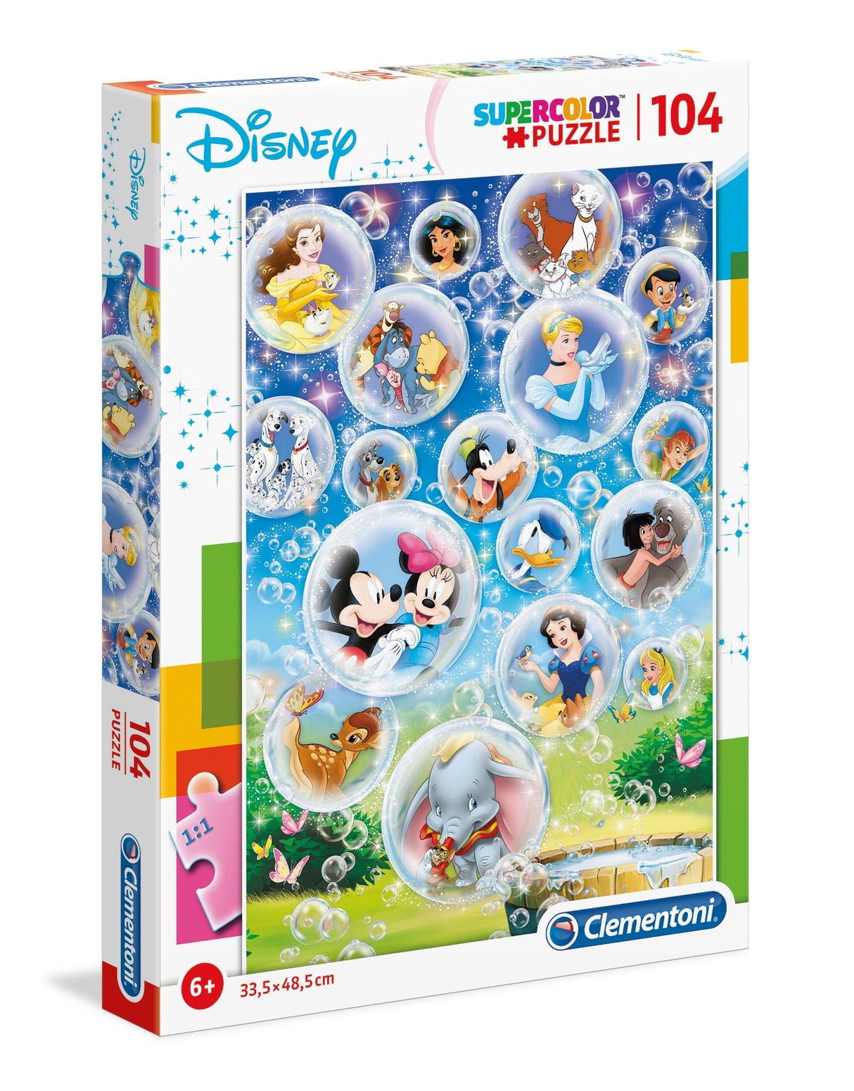 Puzzle Disney Classic 104 Piezas Magia En Cada Pieza