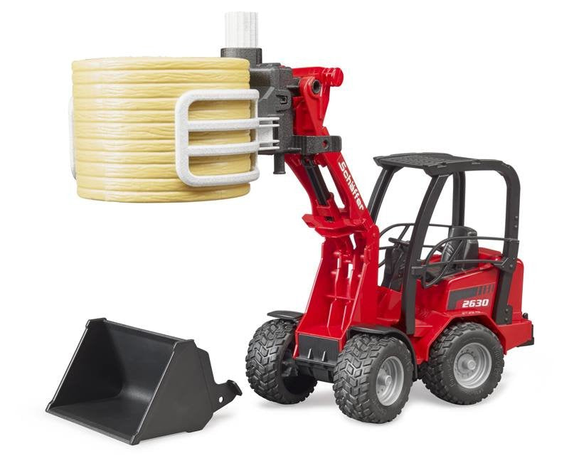 Bruder Carretilla Pinza Rulos 2192 Rojo/Negro