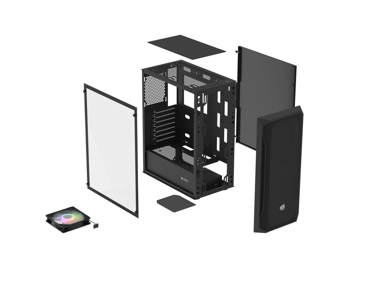 EAN 5901969444346 - FURY Shobo SH4 RGB Midi Tower Negro imagen 14
