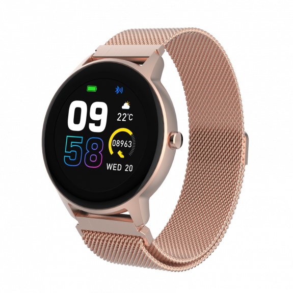 EAN 5900495961907 - Forever ForeVive 2 Slim SB-325 3,1 cm (1.22") IPS Digital 240 x 240 Pixeles Pantalla táctil Oro rosa imagen 1