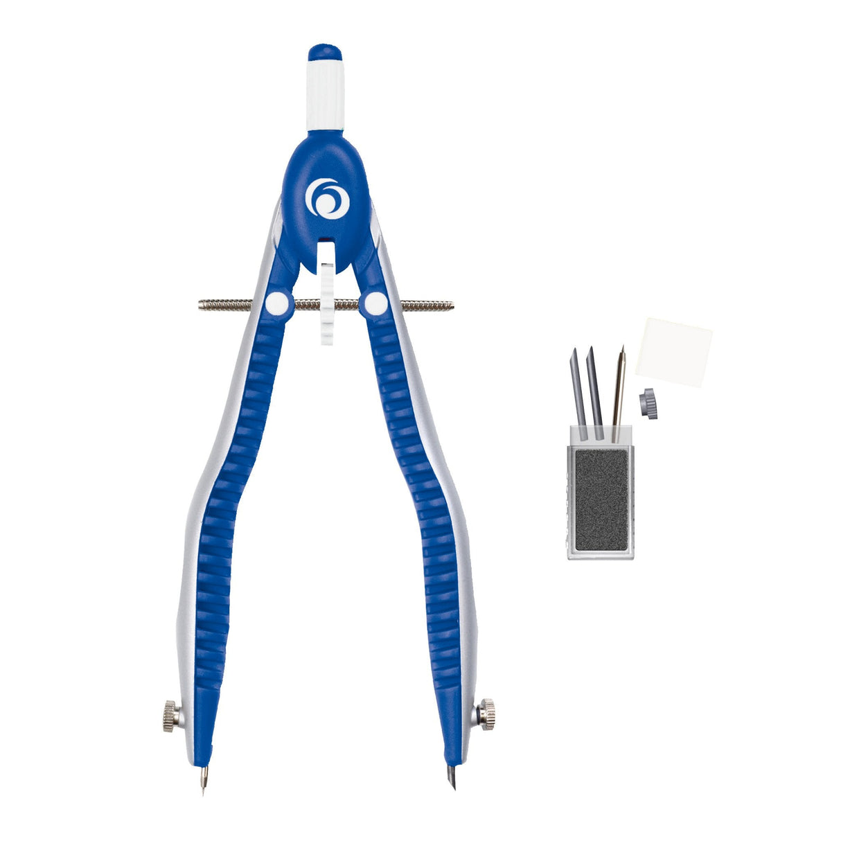 Herlitz My.Pen Zirkel, Azul-Blanco