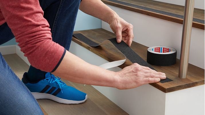 Cinta Antideslizante Tesa 5m 50mm Negra