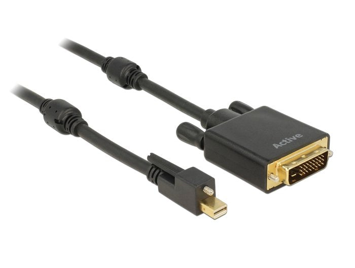 Delock Cable Mini Displayport 1.2 Macho Con Tornillo > Dvi 24+1 Macho 5 M
