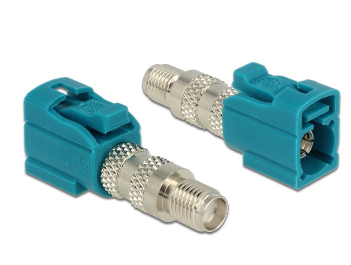 EAN 4043619889266 - DeLOCK 88926 cambiador de género para cable FAKRA Z SMA Azul imagen 1