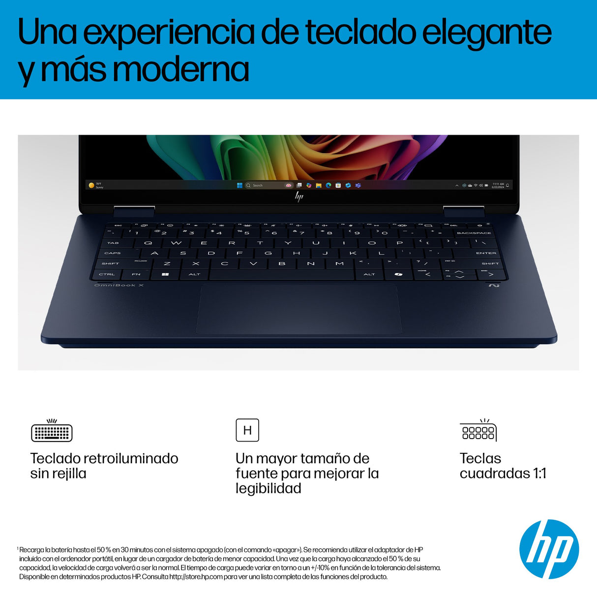 EAN 199251605406 - HP OmniBook X FlipNGAI 14-fm0013ns Copilot+ PC Intel Core Ultra 5 226V Híbrido (2-en-1) 35,6 cm (14") Pant imagen 8