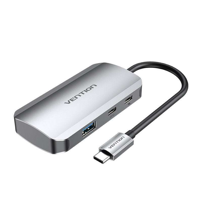 Hub Usb Tipo-C Vention Tndhb 3xusb 1xusb Tipo-C 1xusb Tipo-C Pd