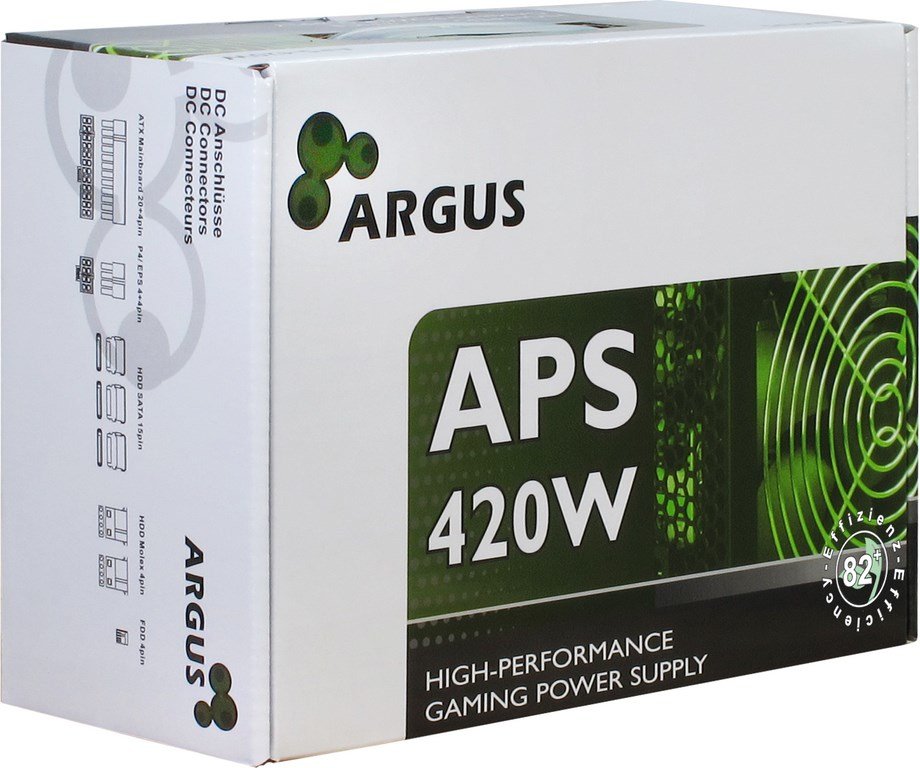 EAN 4260133126008 - Inter-Tech Argus APS unidad de fuente de alimentación 420 W 20+4 pin ATX ATX Negro imagen 4