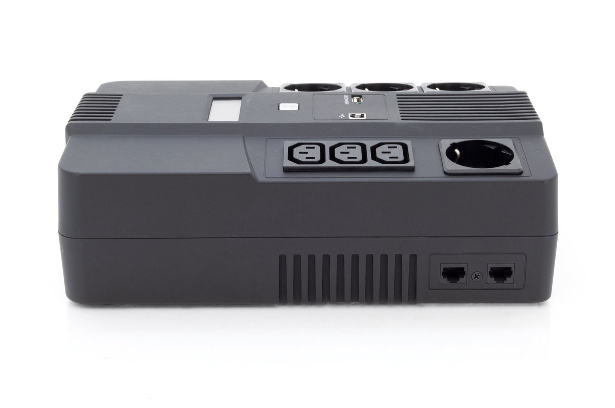 EAN 4016032456575 - Digitus DN-170110 sistema de alimentación ininterrumpida (UPS) Línea interactiva 0,6 kVA 7 salidas AC imagen 2