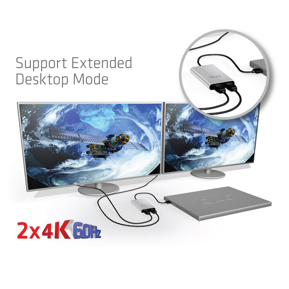 EAN 0841615100941 - CLUB3D CSV-1574 divisor de video USB Tipo C 2x HDMI imagen 5