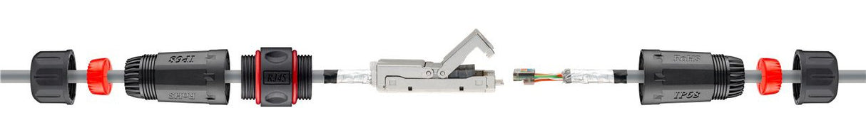 EAN 4040849444173 - Goobay 44417 conector IDC Negro, Rojo imagen 2