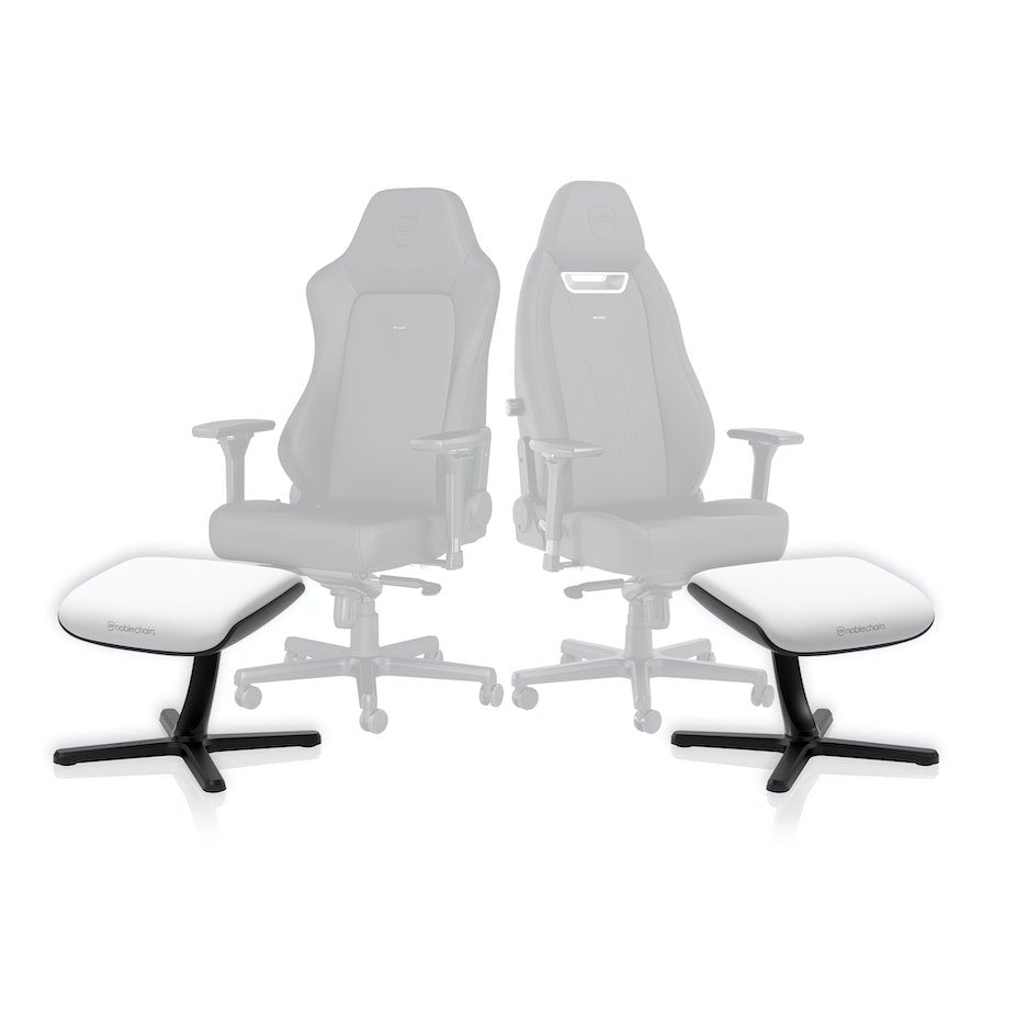 Noblechairs Reposapiés 2 - Blanco Edition