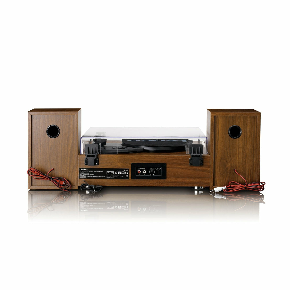 Tocadisco Lenco Mc-160wd Wood