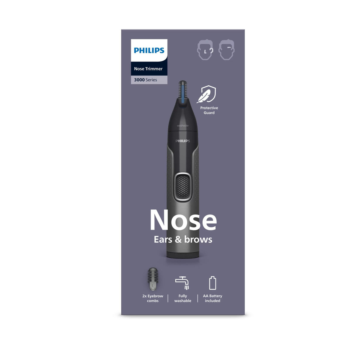 Philips Nt3650/16 Recortadora De Nariz Eléctrica Nose Trimmer Series 3000