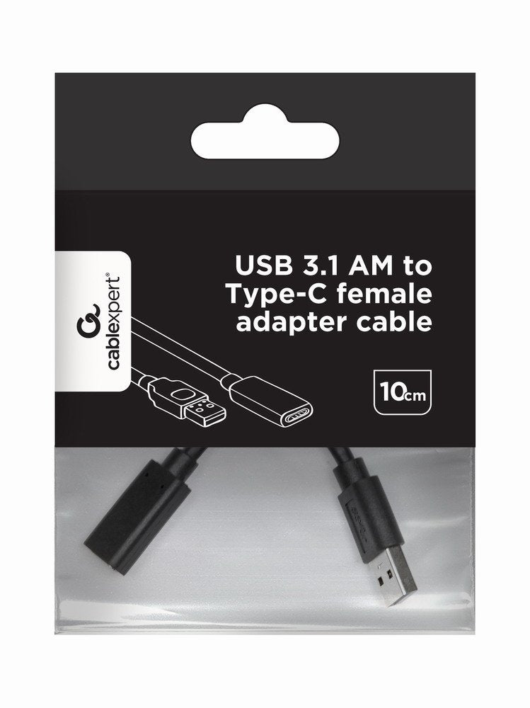 EAN 8716309100670 - Gembird A-USB3-AMCF-01 cable USB USB 3.2 Gen 1 (3.1 Gen 1) 0,1 m USB A USB C Negro imagen 1