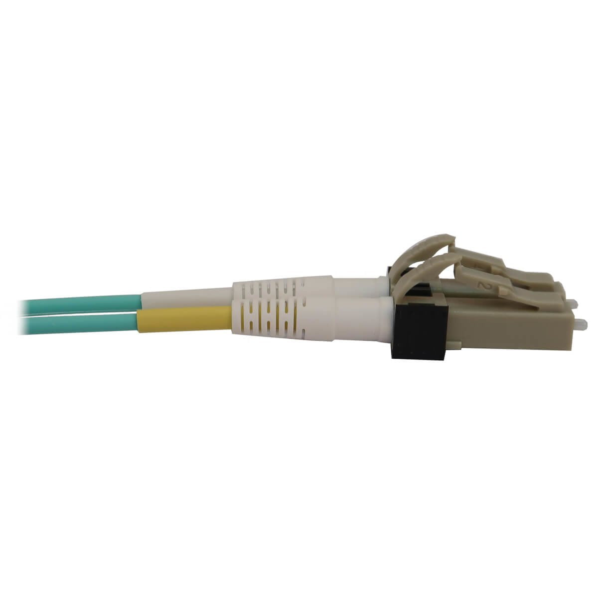 Eaton Tripp Lite 400g Multimode 50/125 Om3 Switchable Fiber Optic Cable (Duplex Lc-Pc M/M), Lszh, Aqua, 10 M (32.8 Ft.)