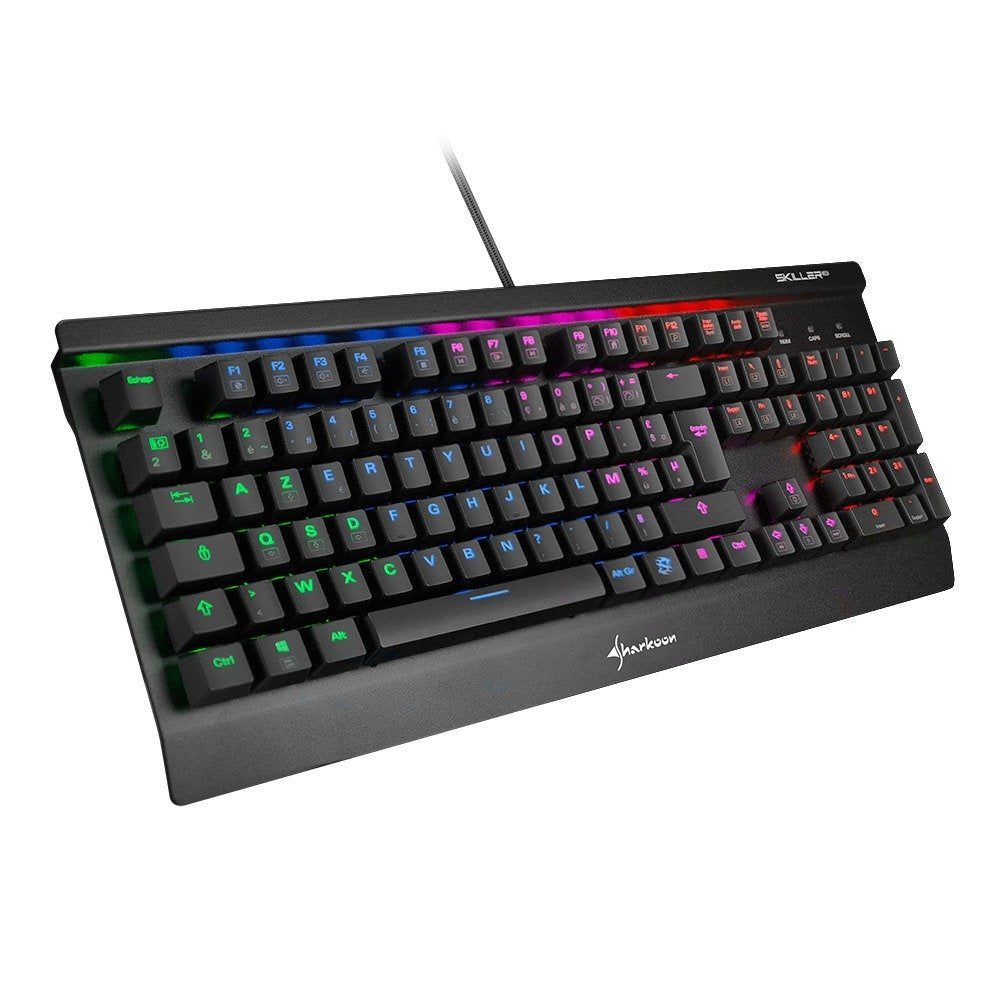 Teclado Gaming (Frances) Sharkoon Skiller Mech Sgk3 Kailh Blue