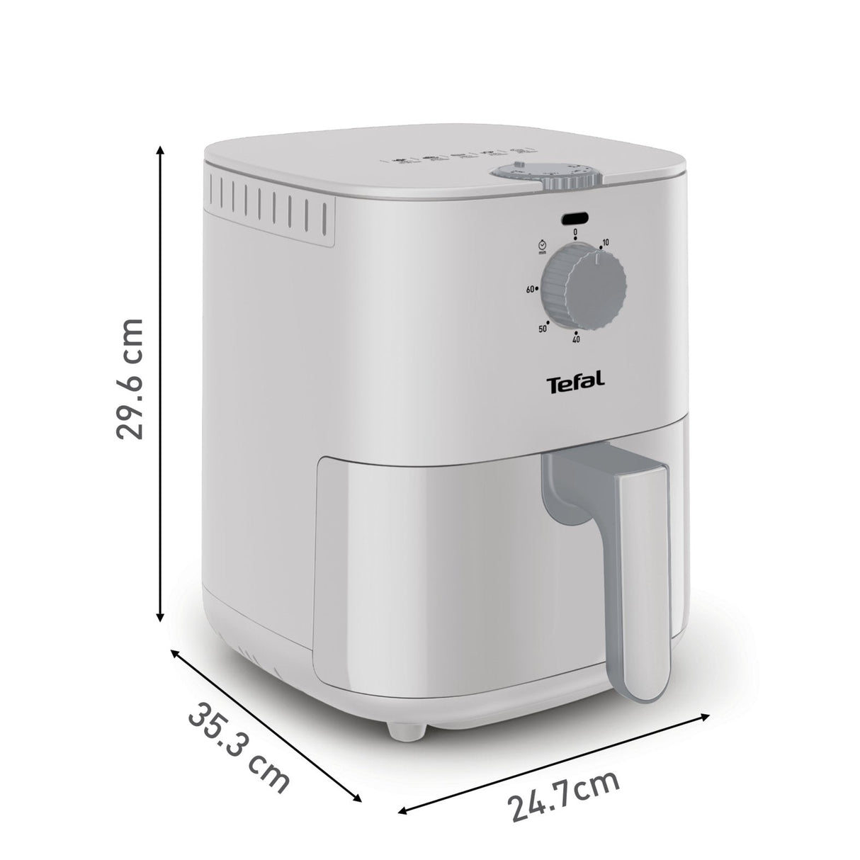 Freidora De Aire Tefal Easy Fry Essential Ey130a Sencillo 3,5 L Independiente 1030 W Caliente Blanco