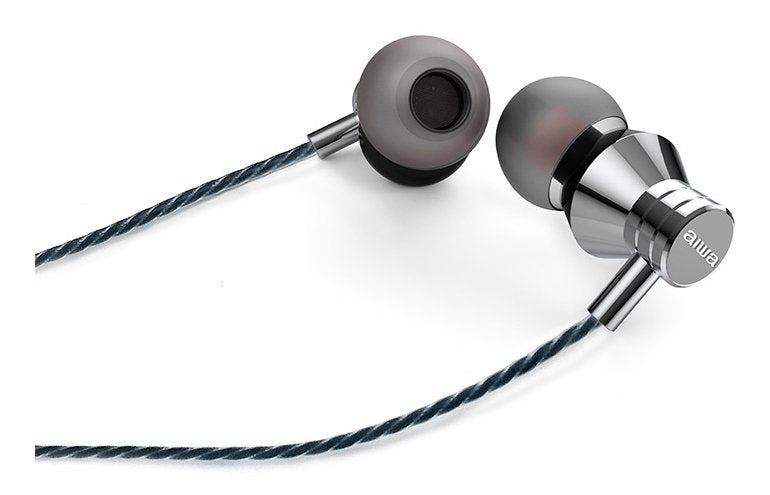 Auriculares Intrauditivos Aiwa Estm-50usb-C Sl Con Micrófono Usb Tipo-C Plata