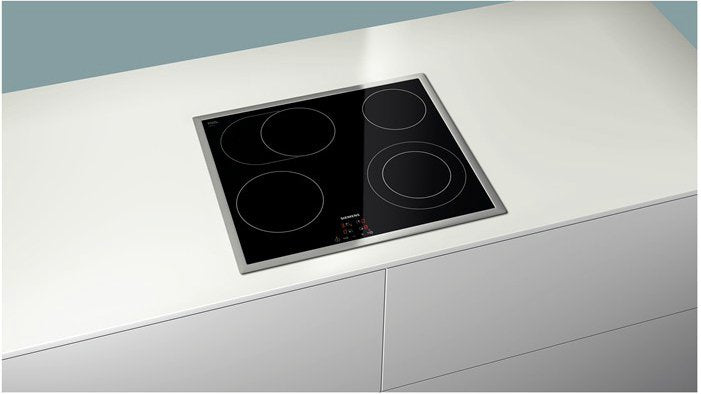 Siemens Et645hn17e Iq300, Hob Solticiente Sobre Negro/Plata Et645hn17e
