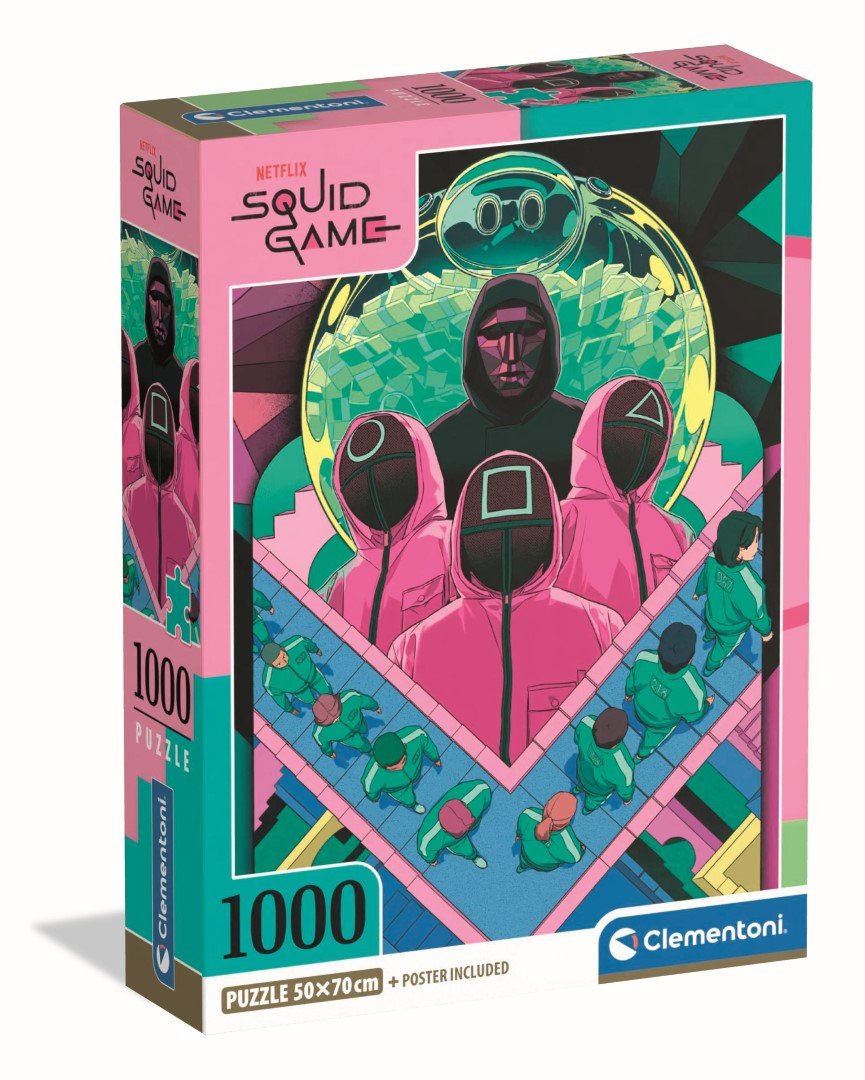 Puzzle El Juego Del Calamar 2 1000pzs