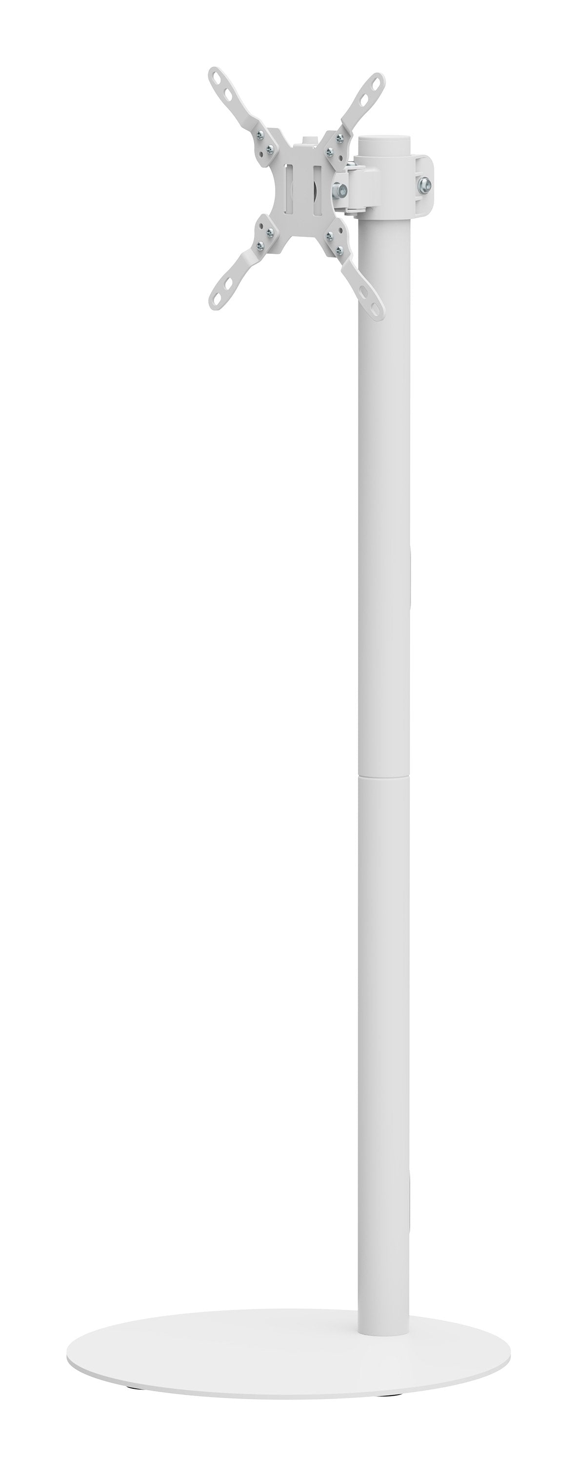 M Pro Series - Single Pole Floorbase 2 White
