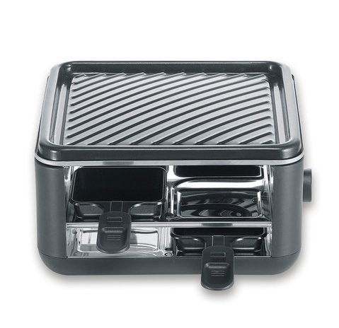 Severin Black Line Lite Mini Parrilla Raclette Rg 2360 Negro, 800 Vatios 4008146044632