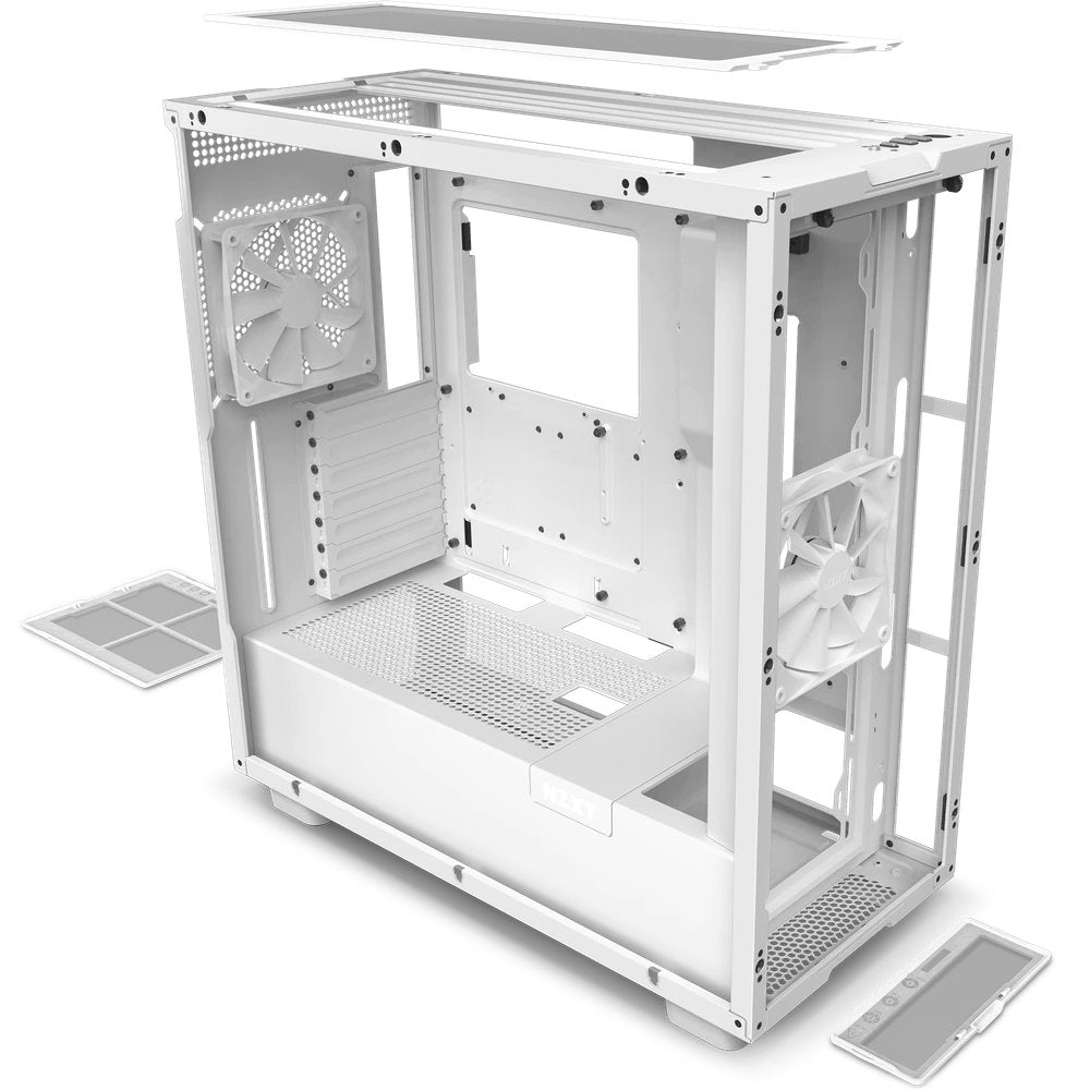 Caja Pc Nzxt H7 Blanca Cristal Transparente Cm-H71bw-01
