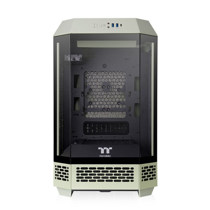 Caja Pc Thermaltake Mini-Itx Tower 250 2xvent 120mm Verde Matcha Snfuenteâ