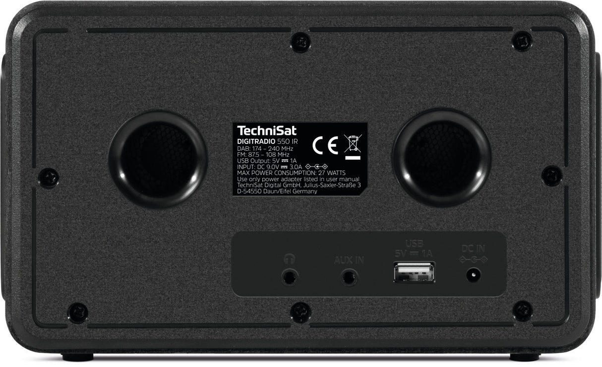EAN 4019588039957 - TechniSat DigitRadio 550 IR Personal Digital Negro imagen 5