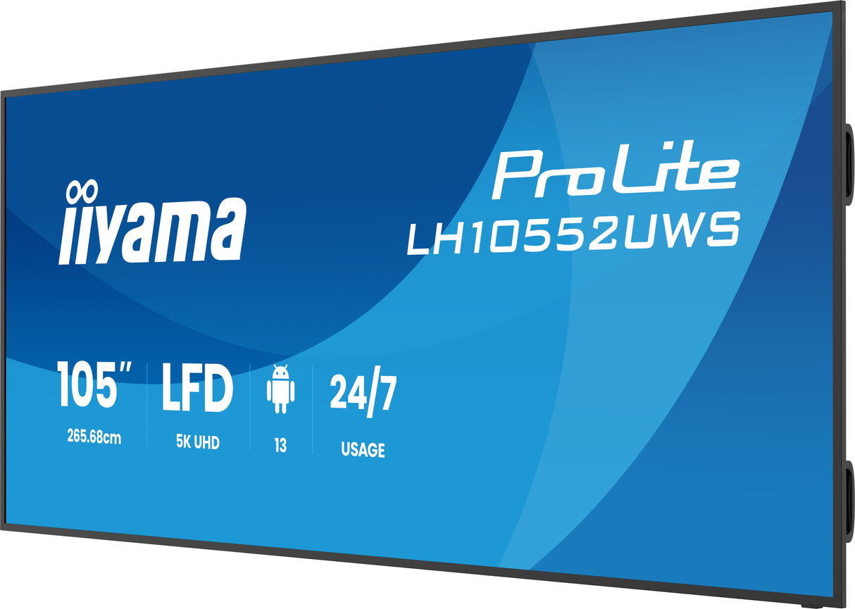 EAN 4948570128020 - iiyama LH10552UWS-B1AG pantalla de señalización Diseño de quiosco 2,66 m (104.6") LCD Wifi 500 cd / m² Ul imagen 8