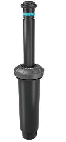 Aspersor Emergente Md40 De Gardena Sprinklersystem (Negro/Gris, Ancho De Pulverización De 2,5 A 3,5 Metros