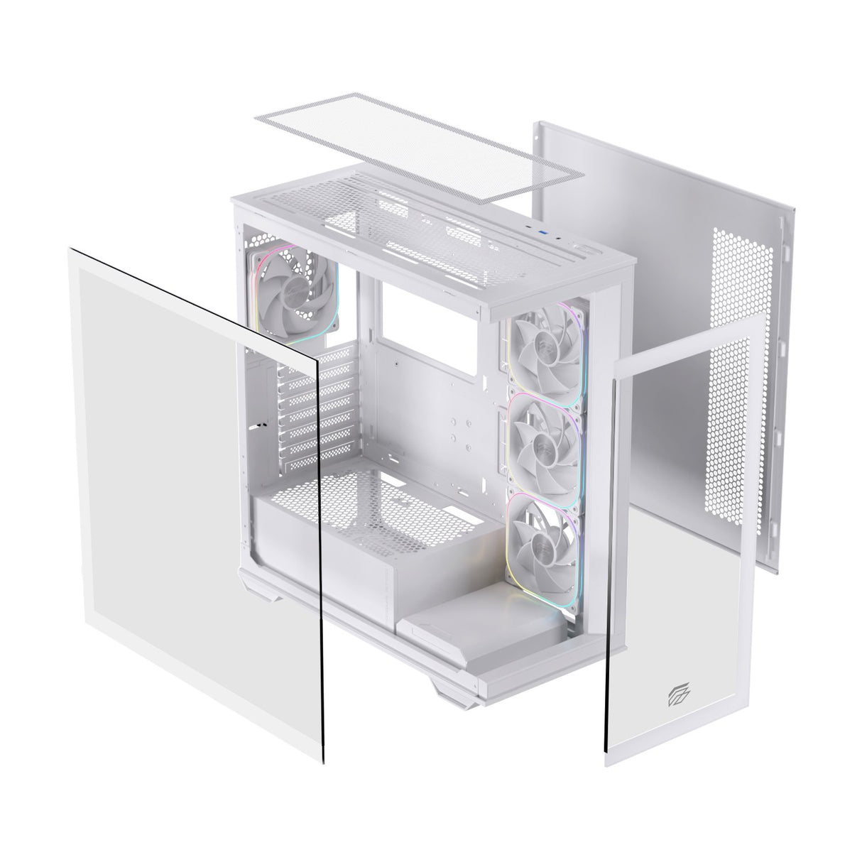 EAN 6977277361568 - Einarex EXCS-PR-700R-W carcasa de ordenador Midi Tower Blanco imagen 10