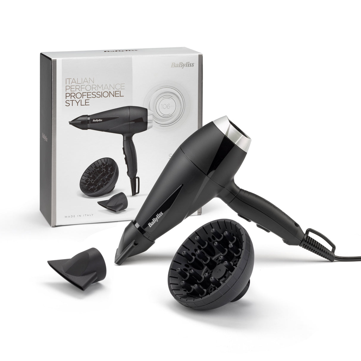 Secador De Pelo Babyliss 6710de 2100 W Black