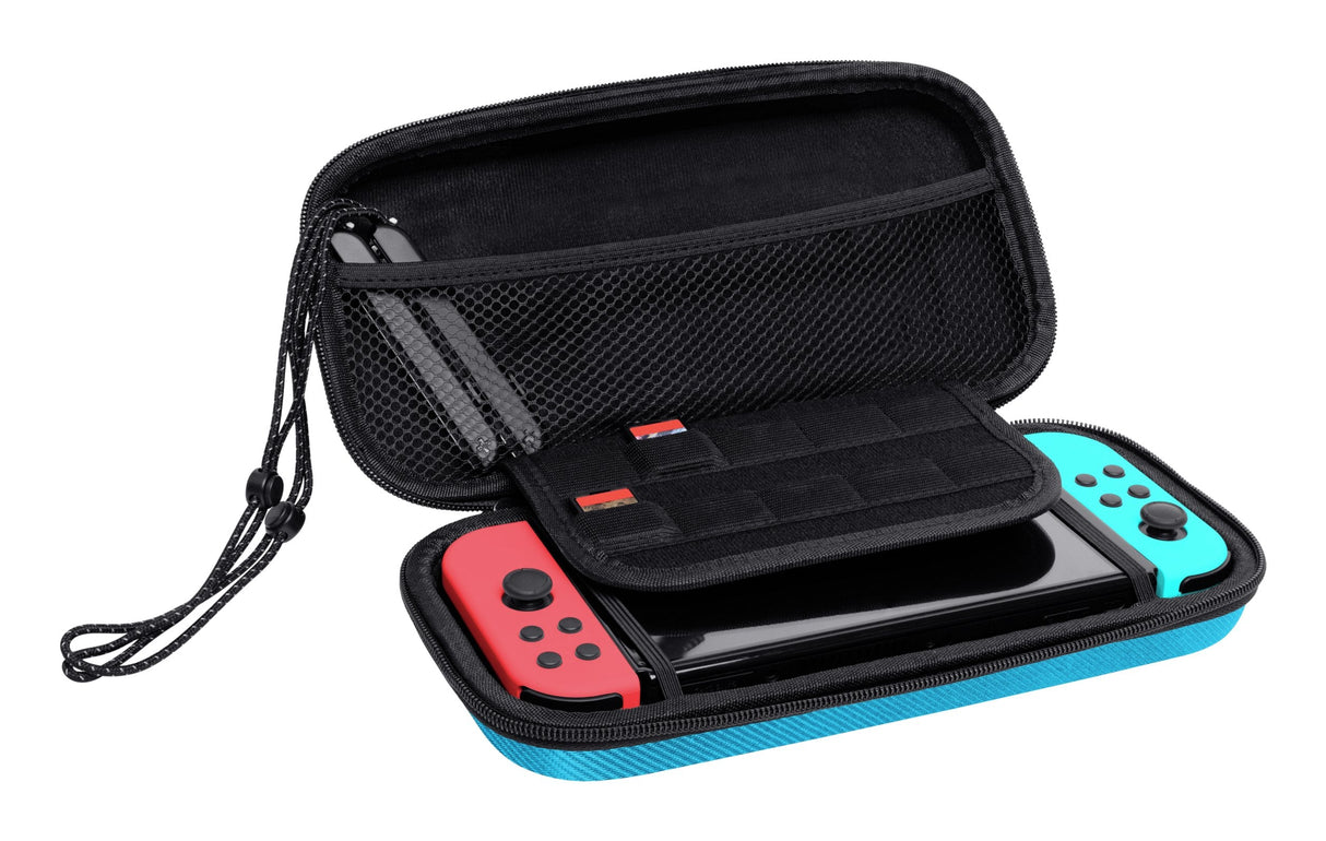 Estuche Rigido Para Nintendo Switch Trust Gxt1248 Bicolor: Rojo Y Azul 25418