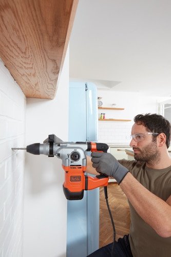 EAN 5035048730515 - Black & Decker BEHS03K 900 RPM SDS Plus Negro, Naranja imagen 6