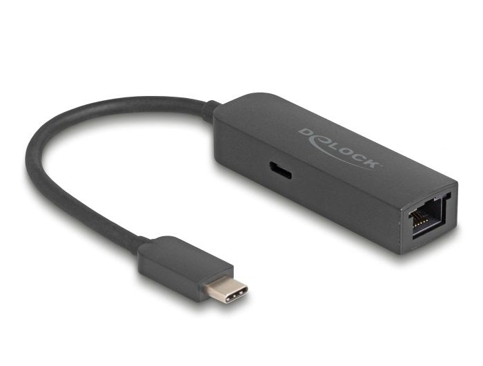 Delock 66938 Adaptador Usb Type-C A 2,5 Gigabit Lan Con Suministro De Energía 100 Watios