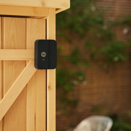 Yale Outdoor Motion Sensor Sensor De Infrarrojos Inalámbrico Pared Negro
